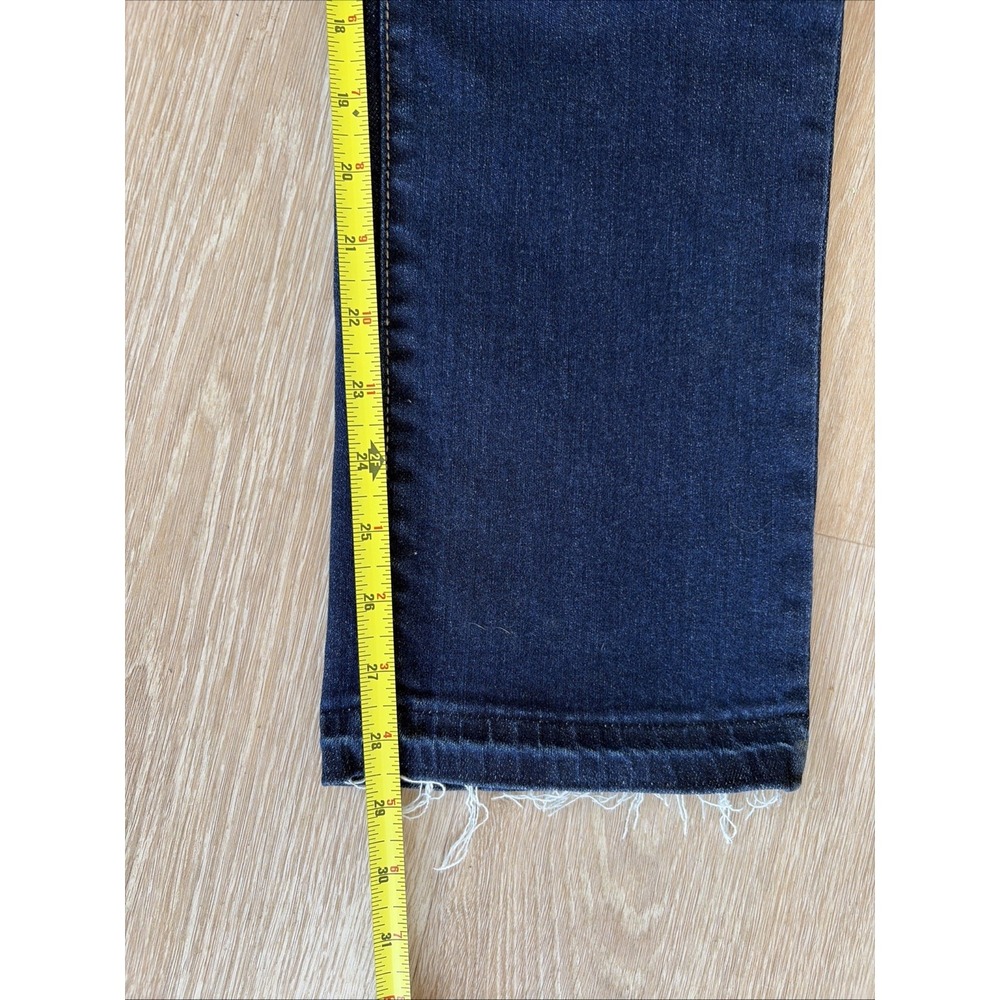 LUCKY BRAND Sweet Straight Mid Rise Women's Jeans Size 6/28 Blue Raw Hem Denim - Picture 6 of 9